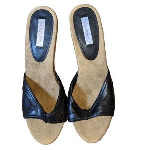 XHILARATION 10 BLACK MULES